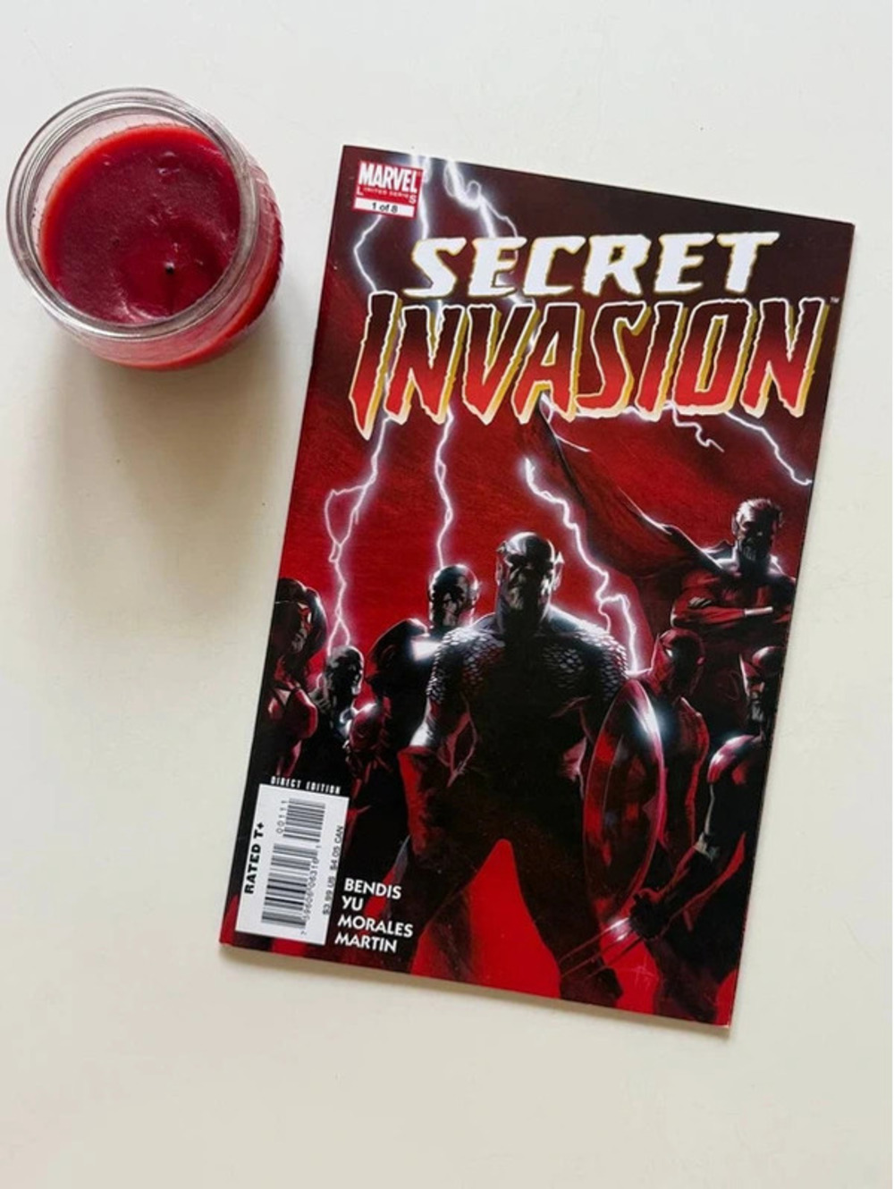 Secret Invasion #1 (2008) VF | Marvel Event Comic Book | Bendis, Yu & Dell'Otto